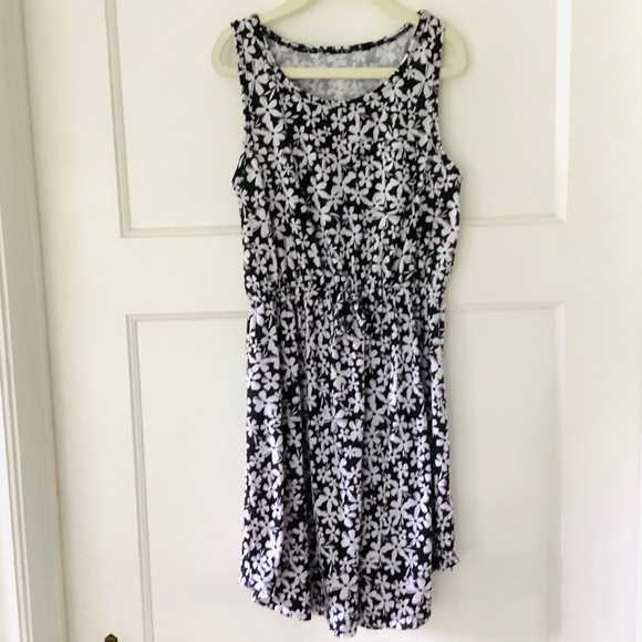 Girl Clothes Sizes 7/8 White Top Peasant Summer Floral Tank Dress Sleeveless - Picture 9 of 14